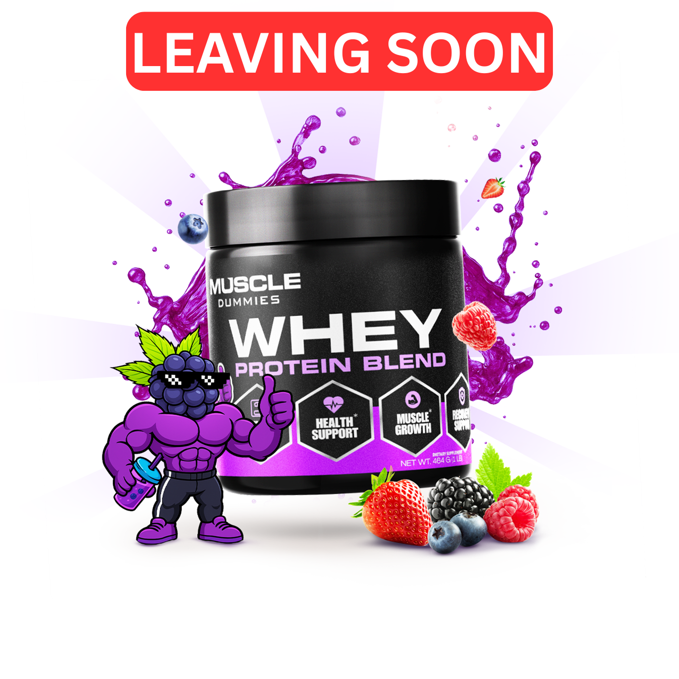 Mixed Berry Isolate Whey Protein