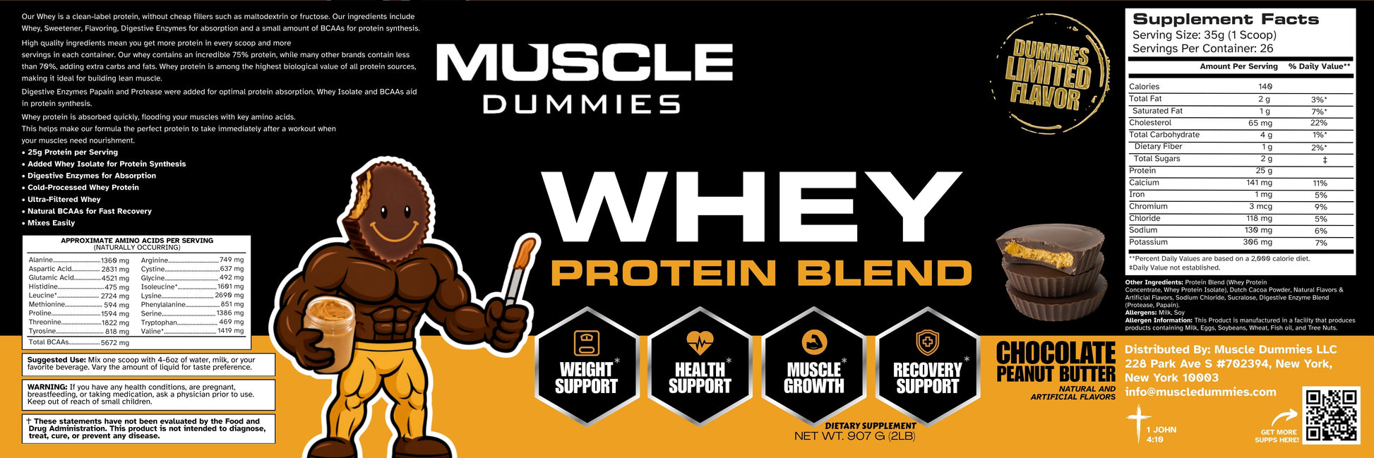 Chocolate Peanut Butter Whey Protein