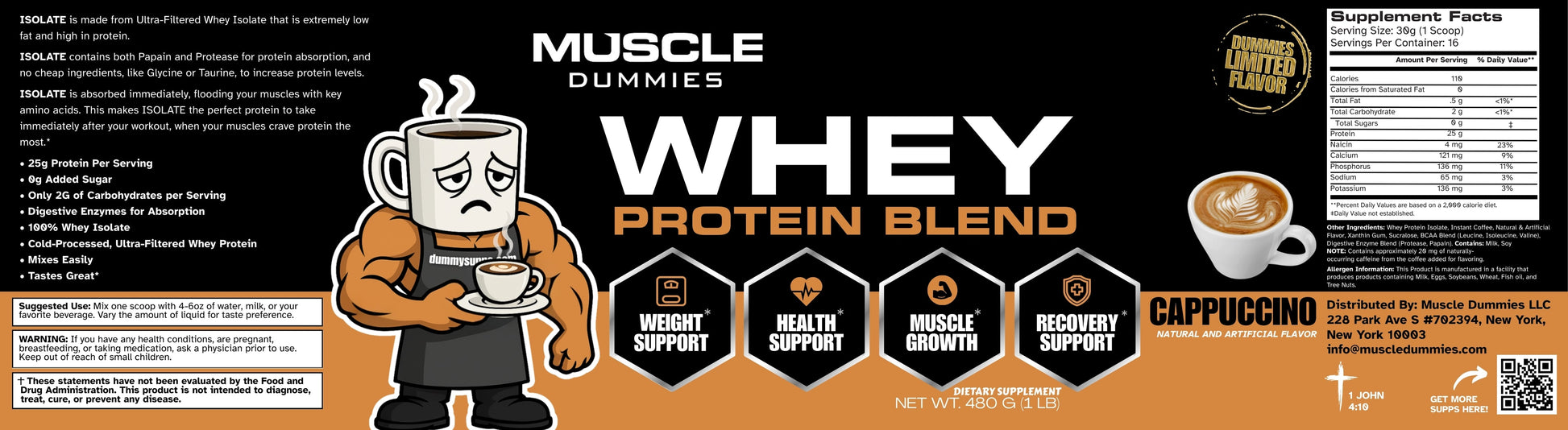 Cappuccino Isolate Whey Protein