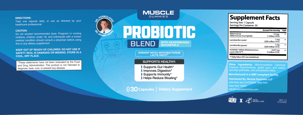 Probiotic Blend With Akkermansia