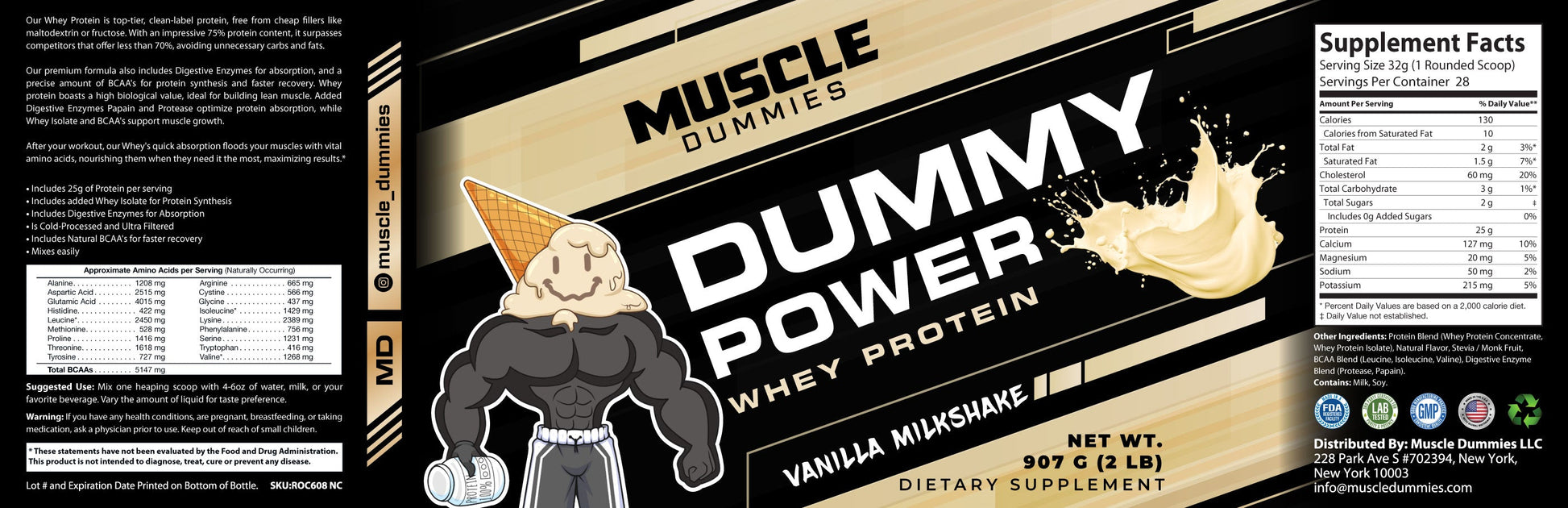 Dummy Power – Vanilla Milkshake